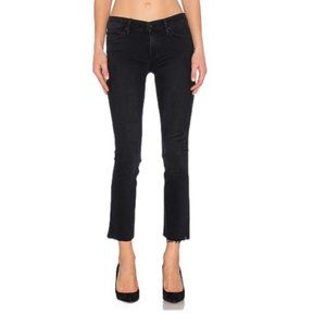 Mother Jeans-- Rascal ankle snippet in blackbird